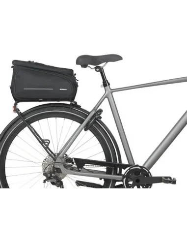 Bagagedragertas Basil Move 10 - 26 liter 24 x 33 x18 cm - zwart