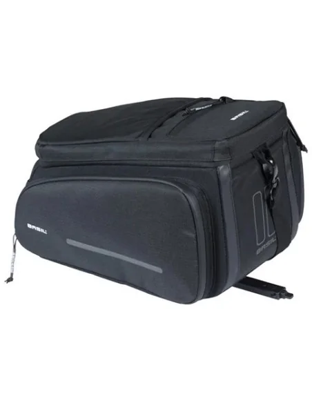 Bagagedragertas Basil Move MIK 26 liter - zwart