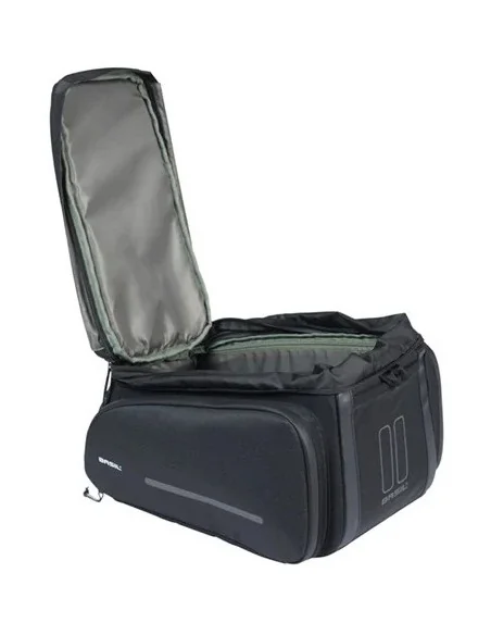 Bagagedragertas Basil Move MIK 26 liter - zwart