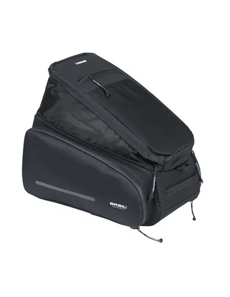 Bagagedragertas Basil Move MIK 26 liter - zwart