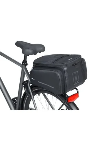 Bagagedragertas Basil Move MIK 26 liter - zwart