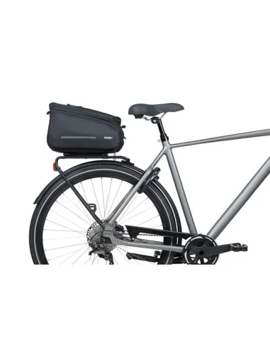 Bagagedragertas Basil Move MIK 26 liter - zwart