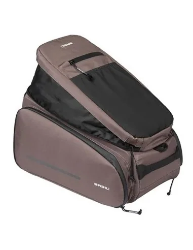 Bagagedragertas Basil Move MIK 26 liter 24 x 33 x 18 cm - bruin