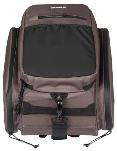 Bagagedragertas Basil Move MIK 26 liter 24 x 33 x 18 cm - bruin