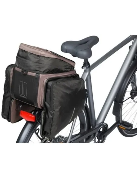 Bagagedragertas Basil Move MIK 26 liter 24 x 33 x 18 cm - bruin