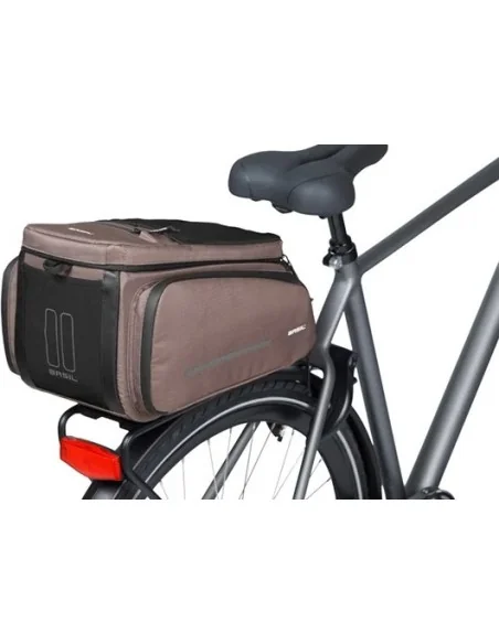 Bagagedragertas Basil Move MIK 26 liter 24 x 33 x 18 cm - bruin