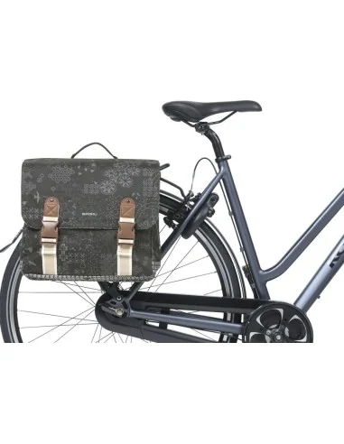 Dubbele Fietstas Basil Bohème MIK 35 liter - Zwart / Charcoal
