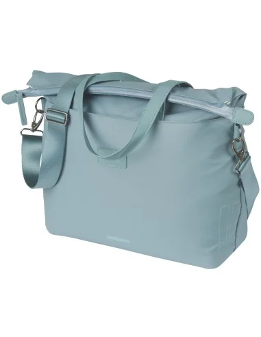 Laptop fietstas Basil Manhattan 12 liter 12 x 38 x 30 cm - Graphite Blue