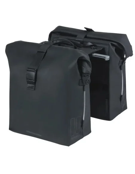 Dubbele fietstas Basil SoHo Nordlicht MIK 41 liter - zwart