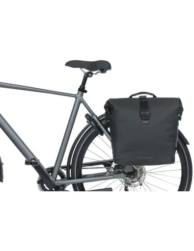 Dubbele fietstas Basil SoHo Nordlicht MIK 41 liter - zwart