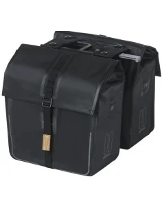 Dubbele fietstas Basil Urban Dry MIK 50 liter 16 x 31 x 32 cm (2x) - Mat zwart 2