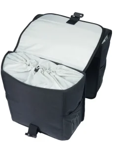 Dubble fietstas Basil GO 32 liters - zwart 2