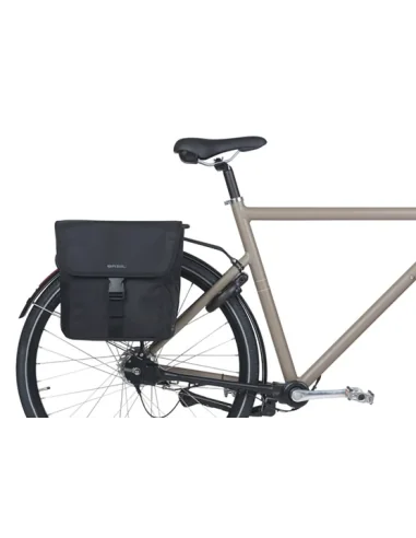 Dubble fietstas Basil GO 32 liters - zwart