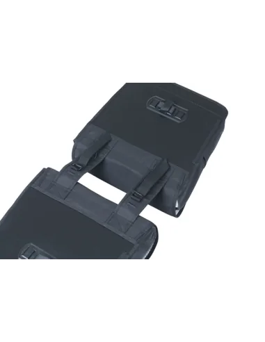 Dubble fietstas Basil GO 32 liters - zwart