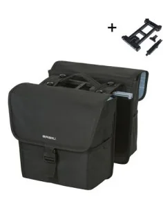 Dubbele fietstas Basil GO MIK 32 liter - zwart