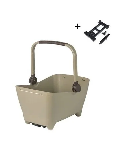 Hondenfietsmand Basil Buddy MIK - biscotti bruin