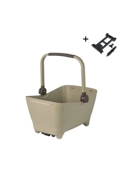 Hondenfietsmand Basil Buddy MIK - biscotti bruin