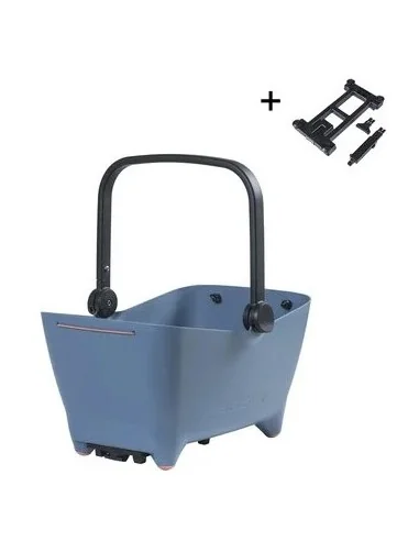 Hondenfietsmand Basil Buddy MIK - faded denim