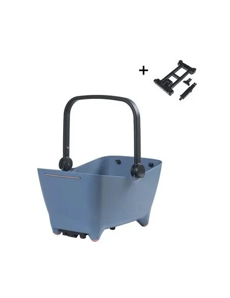 Hondenfietsmand Basil Buddy MIK - faded denim