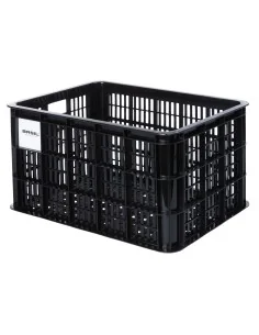 Gerecyclede fietskrat Basil Crate S 17.5 liter MIK 28 x 39 x 23 cm - zwart