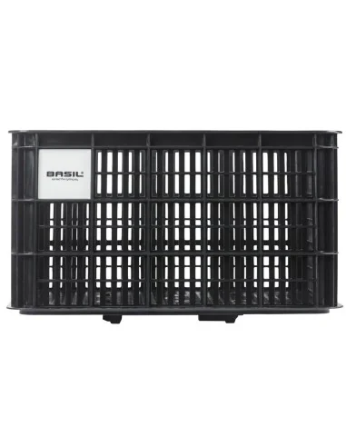 Fietskrat Basil L gerecycled kunststof MIK 40 liter - zwart