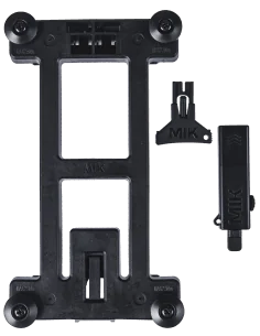 MIK adapterplaat Basil 2.0 afsluitbaar - zwart 2