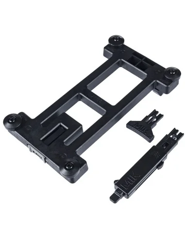 MIK adapterplaat Basil 2.0 afsluitbaar - zwart