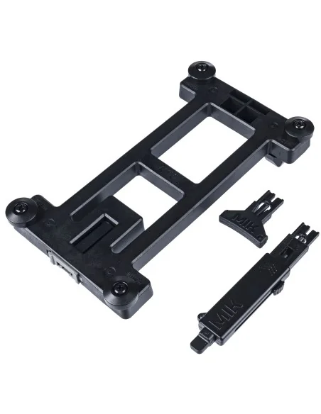 MIK adapterplaat Basil 2.0 afsluitbaar - zwart