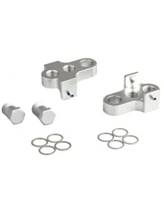 Crankverkorter Mirage T6 aluminium met RVS bouten - zilver