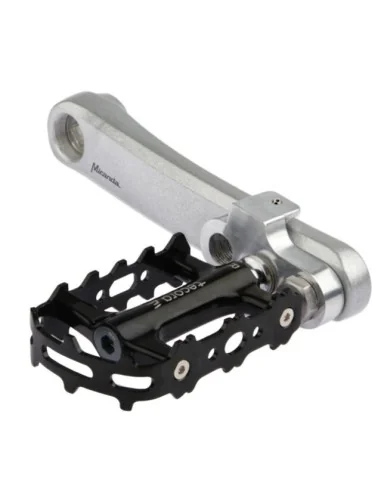 Crankverkorter Mirage T6 aluminium met RVS bouten - zilver