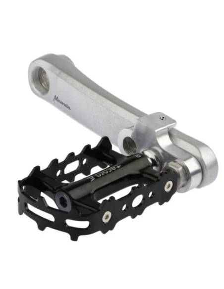 Crankverkorter Mirage T6 aluminium met RVS bouten - zilver