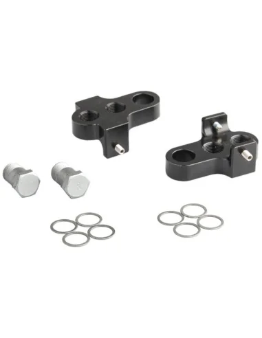 Crankverkorter Mirage T6 aluminium met RVS bouten - zwart