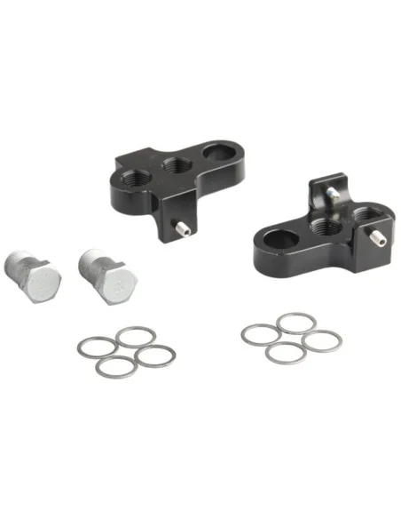 Crankverkorter Mirage T6 aluminium met RVS bouten - zwart