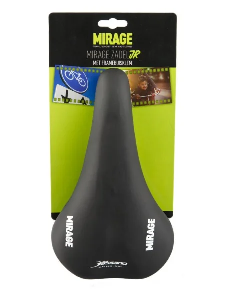 Kinderzadel Mirage SB inclusief framebuisklem