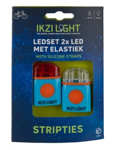 Mini Led-verlichtingsset IKZI met siliconen strap - blauw