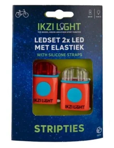 Mini Led-verlichtingsset IKZI met siliconen strap - rood 2