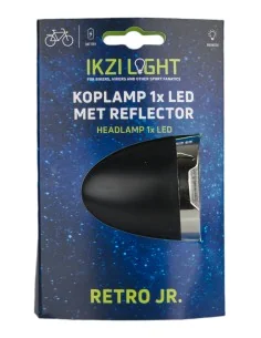 Koplamp IKZI Retro JR 1x LED - zwart