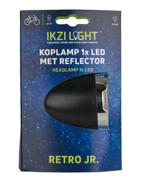 Koplamp IKZI Retro JR 1x LED - zwart