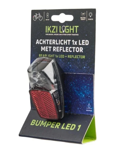 Achterlicht IKZI 1x LED voor bevestiging op spatbord