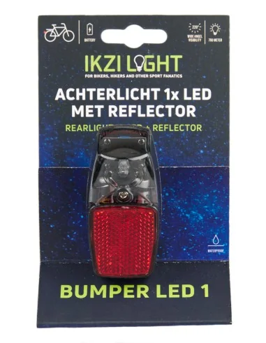 Achterlicht IKZI 1x LED voor bevestiging op spatbord