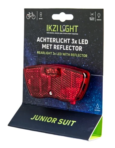 Dragerachterlicht IKZI Junior 3x LED - rood