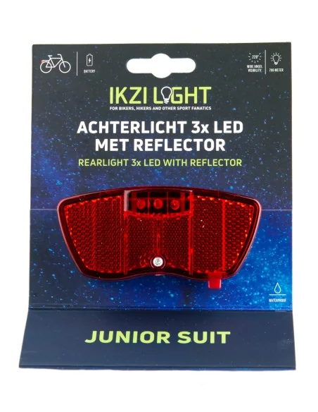 Dragerachterlicht IKZI Junior 3x LED - rood