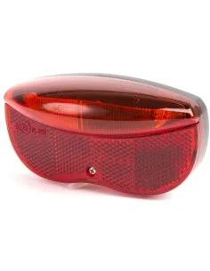 Dragerachterlicht IKZI 3x LED 80mm boutafstand met E4 goedgekeurde reflector - rood