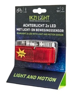 Achterlicht IKZI 5x LED met licht- en bewegingssensor