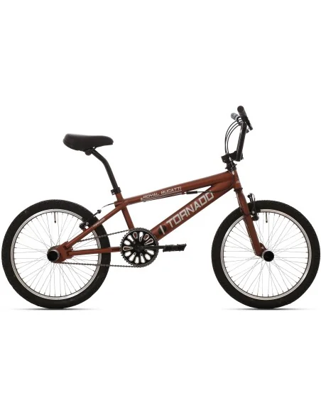 BMX Fiets Royal-Bugatti Tornado Freestyle 20 inch - Donkerbruin