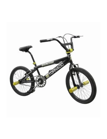 BMX Fiets Royal-Bugatti Tornado Freestyle 20 inch - Zwart/Goud
