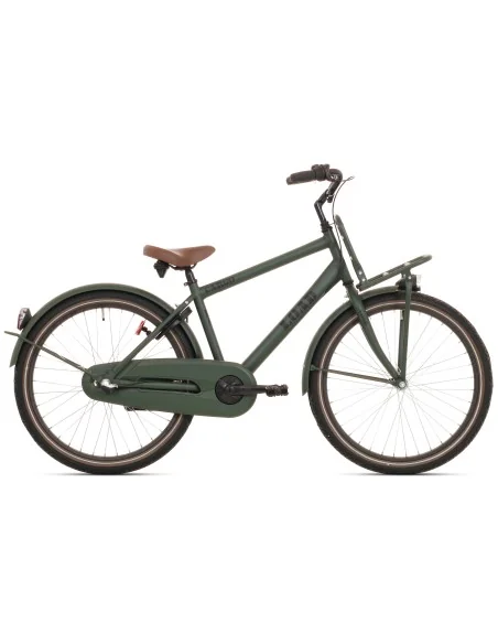Kinderfiets Bikefun Load 26 inch met Nexus 3 versnelling/remnaaf - Kaki Mat Groen