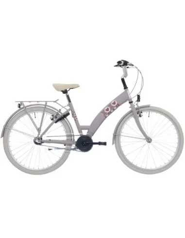 Kinderfiets Bikefun Lots of Love 26 inch met Nexus 3 versnelling/remnaaf - Adobe Roze