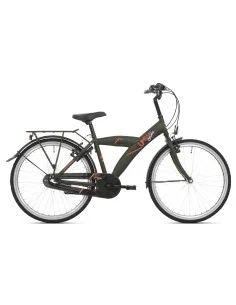 Kinderfiets Bikefun Urban City 26 inch met Nexus 3 versnelling/remnaaf - Mat Groen