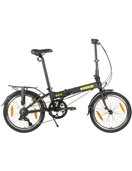 Vouwfiets Dahon Hit D6 Pitch - 20 inch - 6 speed - V Brake - Matt Black